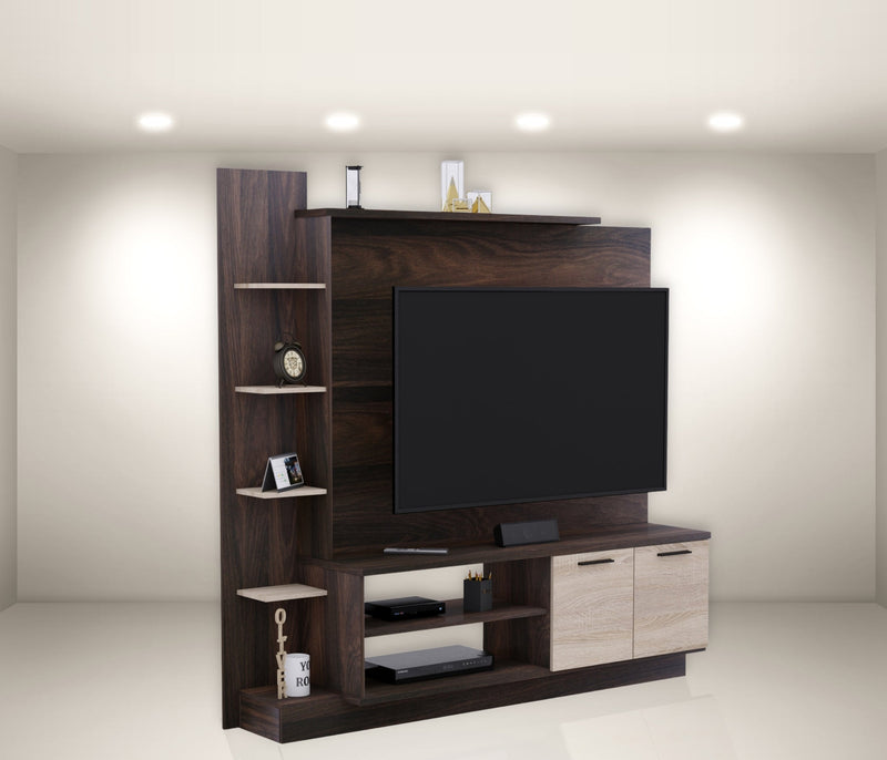 2 Door Open Shelf Entertainment Centers & TV Stands By Zuari Furniture 