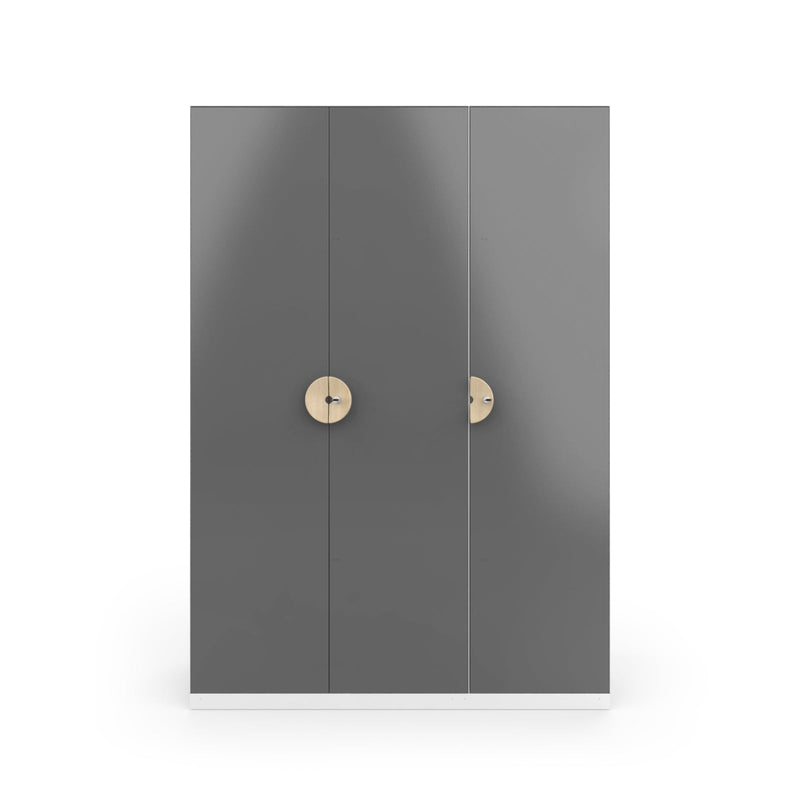 Chic 3 Door (Matt Grey color) By Xohome Furniture 