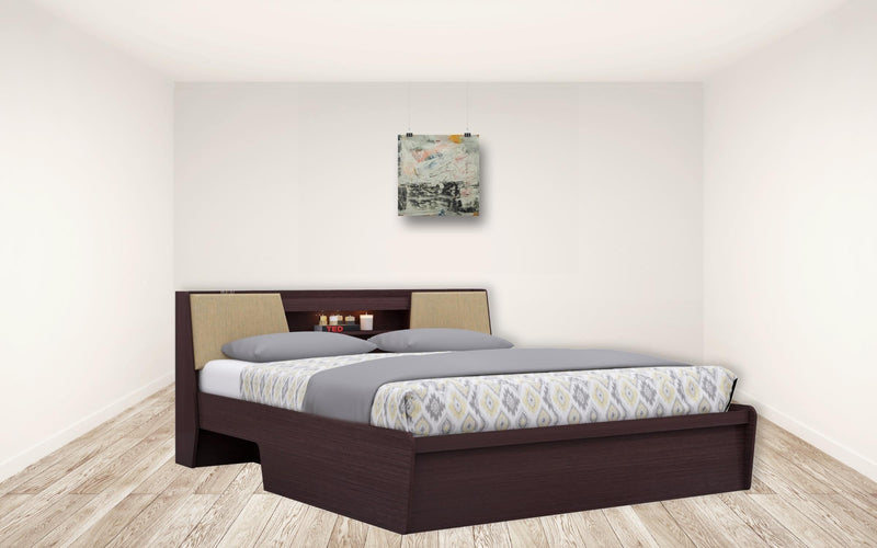 Prudent King Bed (With Storage) By Zuari Furniture 