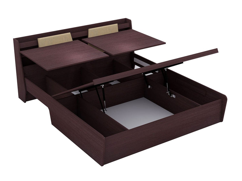 Prudent Queen Bed (With Storage) Queen Bed XOHOME Furniture 