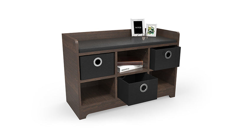Trend Storage unit 105 By Decostyle - Xohome Furniture Wenge Fabric Box 