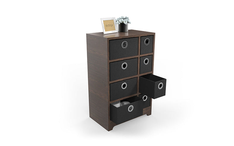 Trend Storage unit 109 By Decostyle - Xohome Furniture Wenge Fabric Box 